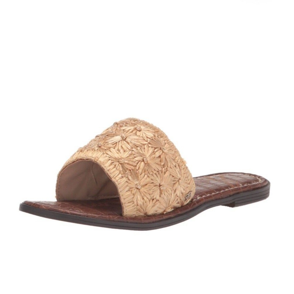 Sam Edelman Girls Giovanna Mini Sandal Gold Leaf 12 Little Kid NWOB